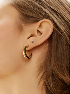 Calvin Klein Kolczyki 35000311 Złoty - Kolczyki - miniaturka - grafika 1