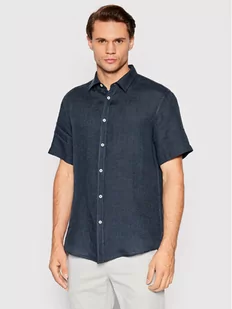 Benetton United Colors Of Koszula 5BKU5QJH8 Granatowy Regular Fit - Koszule męskie - miniaturka - grafika 1