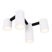 Lampy sufitowe - Jadalniana lampa sufitowa Laxer C0228 Maxlight nad stół metal biały czarny - miniaturka - grafika 1