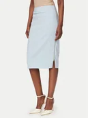 Spódnice - Rinascimento Spódnica ołówkowa CFC0127985003 Błękitny Slim Fit - miniaturka - grafika 1