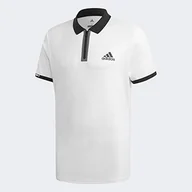 Koszulki męskie - Adidas Męska koszulka polo Escouade, biała/czarna, S DT4504 - miniaturka - grafika 1