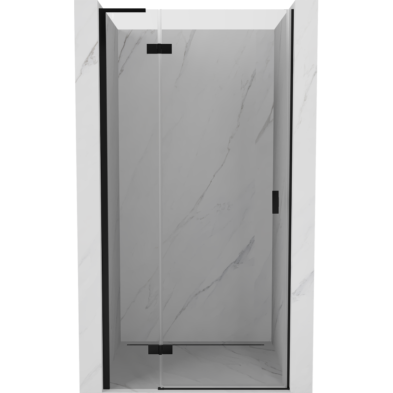 Mexen Mist-H L drzwi prysznicowe uchylne lewe 85 cm, transparent, czarne - 8A5L-085-000-70-00-L
