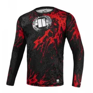 Odzież taktyczna i umundurowanie - Longsleeve Mesh Rashguard Pit Bull Performance Pro plus Blood Dog II - Czarny - miniaturka - grafika 1