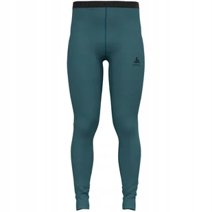 Legginsy termoaktywne męskie Odlo NATURAL PERFORMANCE PW 15 turkusowy M - Pozostała odzież narciarska - miniaturka - grafika 1