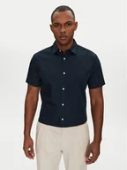 Koszule męskie - Jack&Jones Koszula Joe 12195062 Granatowy Slim Fit - miniaturka - grafika 1