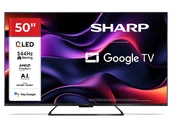 Telewizory - SHARP 50HR8465E 50" 4K 144Hz Google TV Dolby Vision IQ Czarny - miniaturka - grafika 1