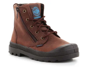Palladium Pampa Hi Lea Gusset 52744-255 - Buty dla chłopców - miniaturka - grafika 1