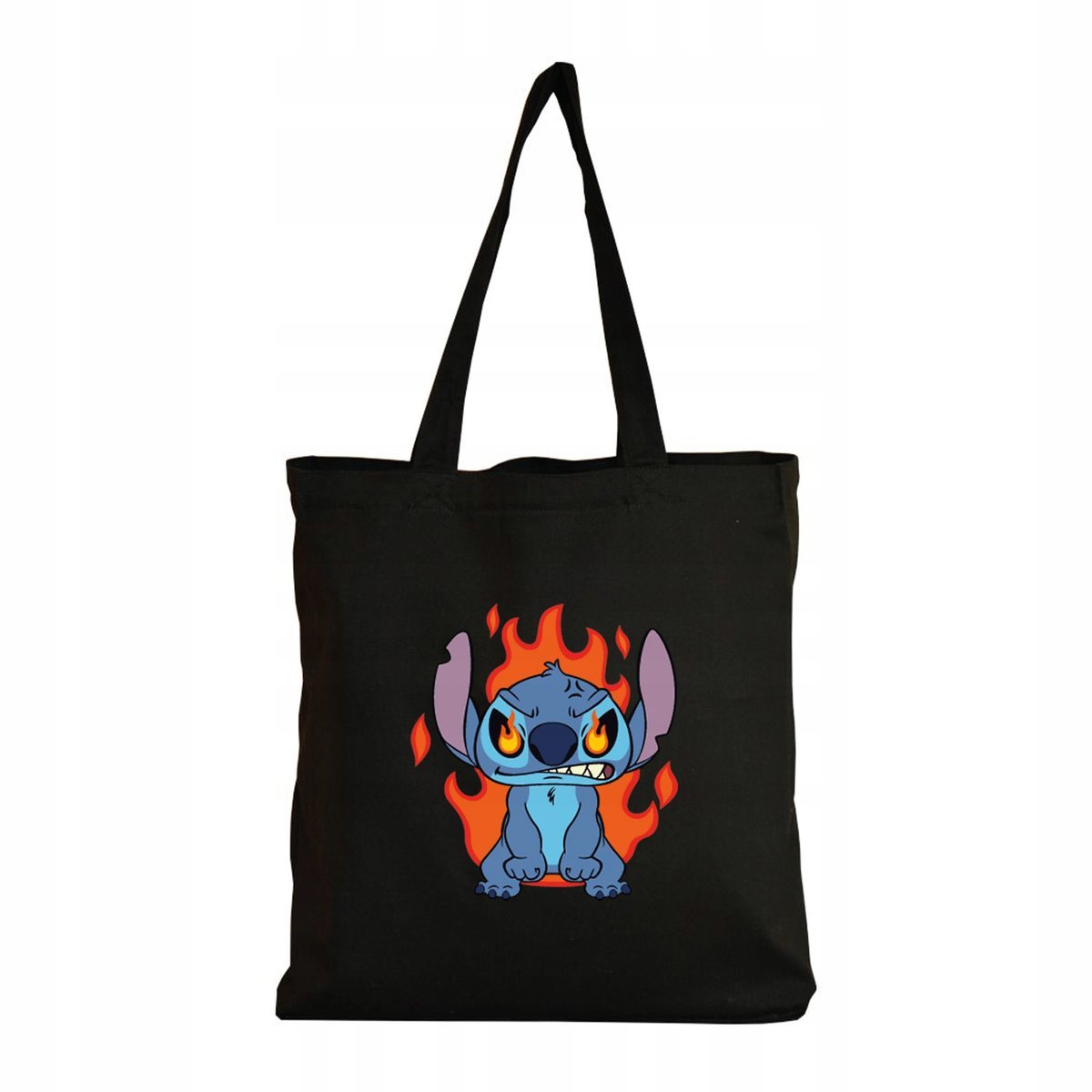 Eko Torba Bawełniana na ramię Zakupy Shopper Torebka Stich Ogień Fire Sticz