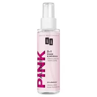 Utrwalacze do makijażu - Pink Aloes utrwalająco-nawilżający spray 2w1 100ml - miniaturka - grafika 1