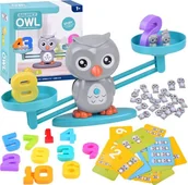Zabawki interaktywne dla dzieci - Gra Edukacyjna Sowa Waga Szalkowa liczenie ZA3823 EDUKAMP - miniaturka - grafika 1