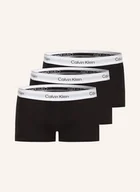 Majtki damskie - Calvin Klein Bokserki Icon Cotton Stretch Low Rise, 3 Szt. schwarz - miniaturka - grafika 1