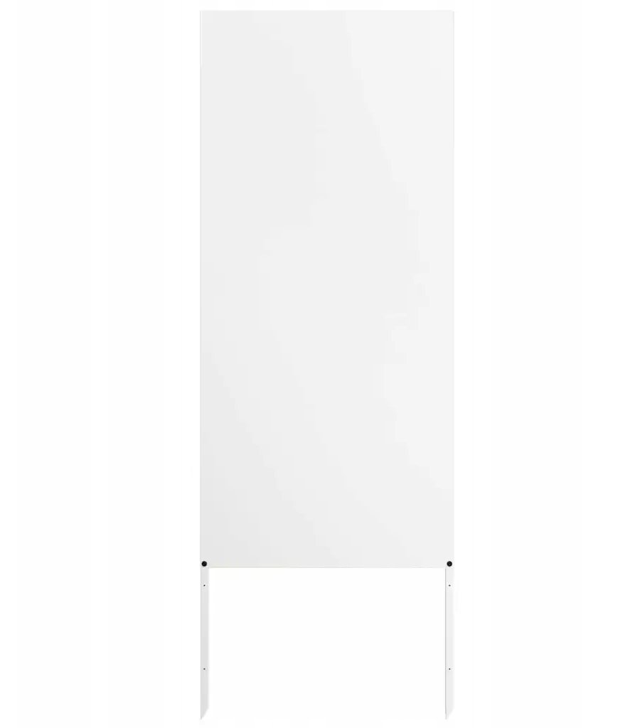 vidaXL Dekoracyjny panel ogrodowy Inny Biały 50 x 140 cm Lumarko