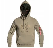Bluzy męskie - Bluza z kapturem męska Alpha Industries Camo TPU Hoody rozmiar M - miniaturka - grafika 1