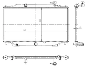 RADIATOR MAZDA 3 2.0 14- - Układ chłodzenia - akcesoria - miniaturka - grafika 1