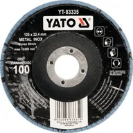 Materiały ścierne - YATO Ściernica listkowa trzpieniowa 40x20x6 p120 YT-83355 - miniaturka - grafika 1