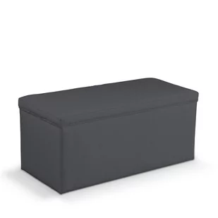 Dekoria.pl Dekoria.pl Skrzynia tapicerowana grafitowy szary 90 × 40 × 40 cm Velvet 525-704-12 - Pufy i podnóżki - miniaturka - grafika 1
