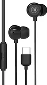 Słuchawki - MAXELL USB-C IN EAR IN-BAX BLACK 348594 - miniaturka - grafika 1