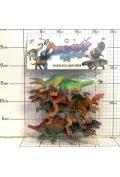 Figurki dla dzieci - dinozaury w worku zestaw 8 figurek 1302504 - miniaturka - grafika 1