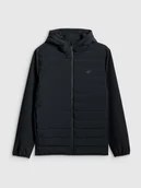 Kurtki męskie - 4F Kurtka z wypełnieniem syntetycznym męska - czarna XXL - miniaturka - grafika 1