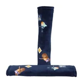 Akcesoria motoryzacyjne - Nakładki na pasy CARTREND Kids Granatowy (2 szt.) - miniaturka - grafika 1