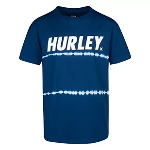 Hurley Hurley T-shirt chłopięcy Hrlb Tie Dye Tee niebieski niebieski (Valerian Blue) 14 Jahre 984460 - Koszulki dla chłopców - miniaturka - grafika 1