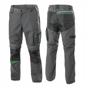 Odzież robocza - SPODNIE ROBOCZE MĘSKIE OCHRONNE DO PASA bojówki odblaskowe WYGODNE - miniaturka - grafika 1