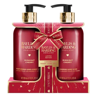 Baylis&Harding Midnight Cherry Luxury Hand Care Gift Set - Zestawy kosmetyków damskich - miniaturka - grafika 1