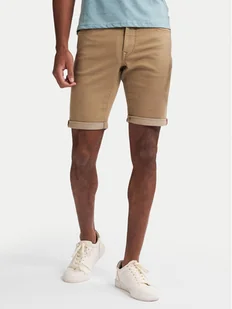 Petrol Industries Szorty jeansowe M-ROS-SHO005 Biały Slim Fit - Spodenki męskie - miniaturka - grafika 1