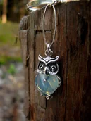 Zakładki do książek - Sówka z sercem-zakładka do książki - miniaturka - grafika 1