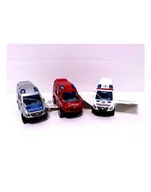 Samochody i pojazdy dla dzieci - Auto mini van uprzywilejowany 8cm. p12 HIPO - miniaturka - grafika 1