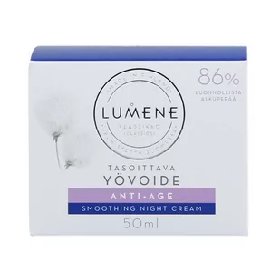 Lumene KLASSIKKO - Smoothing Night Cream - Wygładzający krem do twarzy na noc - Kremy do twarzy - miniaturka - grafika 1