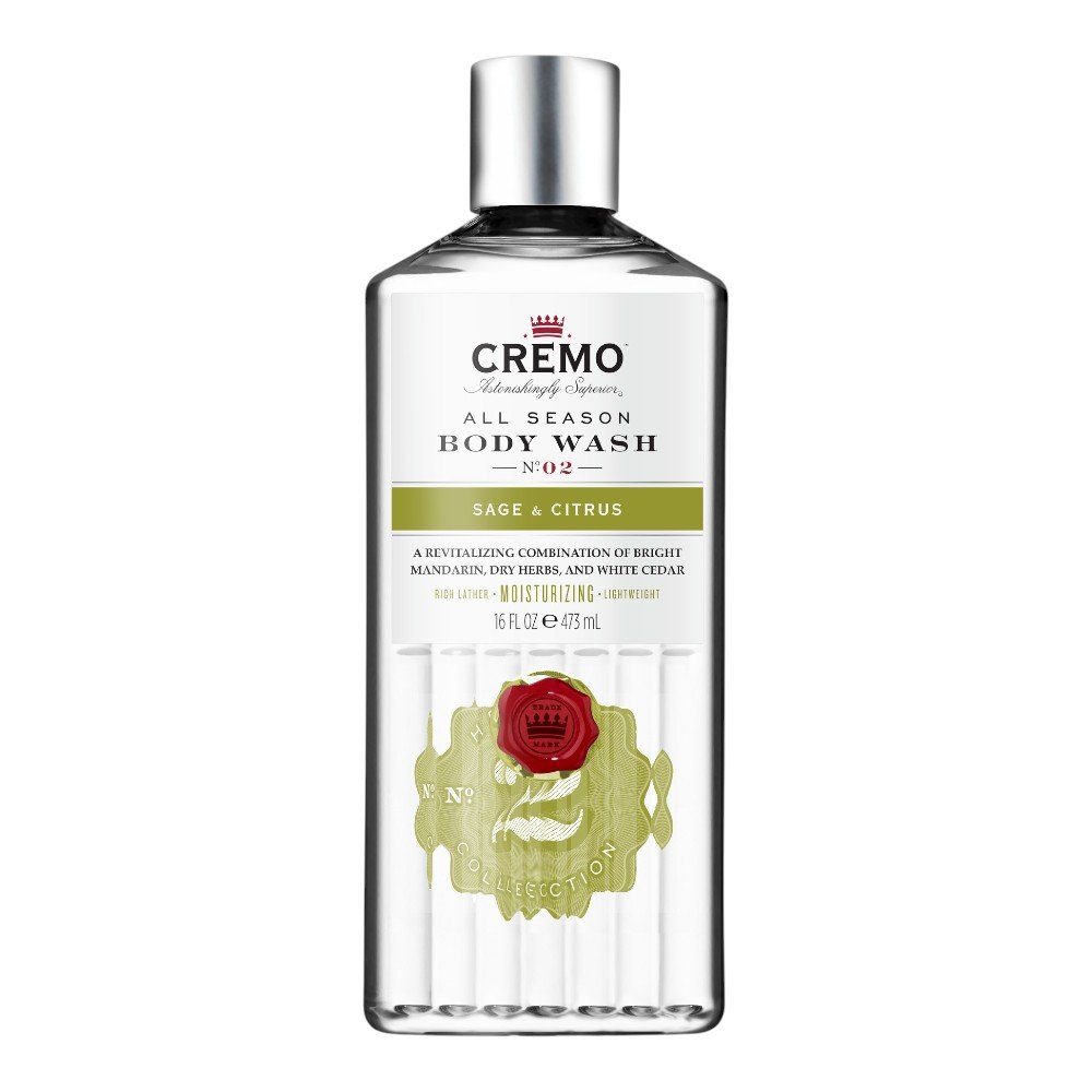 Cremo Nawilżający żel pod prysznic Sage & Citrus, 473 ml