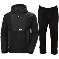 Pozostała odzież narciarska - Zestaw przeciwdeszczowy Helly Hansen Rig, męski, czarny - miniaturka - grafika 1