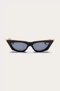 Okulary przeciwsłoneczne - Valentino okulary przeciwsłoneczne V - GOLDCUT - I damskie kolor czarny VLS-113A - grafika 1