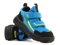 Buty dla chłopców - Sportowe buty dziecięce na rzepy - Befado 515Y011, niebieskie - miniaturka - grafika 1