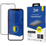 Szkła hartowane na telefon - 3mk Szkło Flexible Glass Max 7H do Apple iPhone 12 12 Pro 6.1 Black 8683X1 - miniaturka - grafika 1