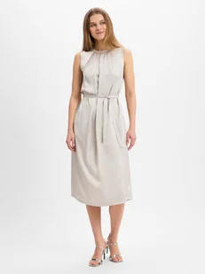 JOOP! Damska sukienka na co dzień - Dany Kobiety beżowy jednolity, 36 - Sukienki - miniaturka - grafika 1