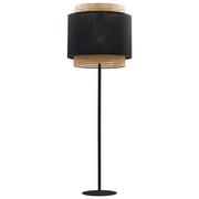 Lampy stojące - TK Lighting Lampa podłogowa nowoczesna BOHO Black 1pł. ratan  5568 - miniaturka - grafika 1