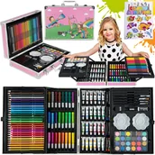 Zeszyty szkolne - Zestaw artystyczny Artnico 145 el dzieci malują r - miniaturka - grafika 1