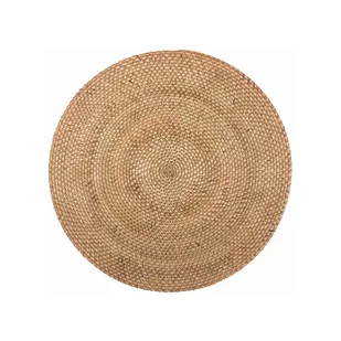 Naturalna rattanowa mata stołowa Tiseco Home Studio, ⌀ 36 cm - Obrusy i serwetki - miniaturka - grafika 1