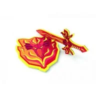 Zabawki militarne - Tarcza rycerska ognista 41cm Papo - miniaturka - grafika 1