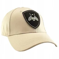 Czapki i chusty sportowe męskie - Czapka z Daszkiem Męska Damska Bejsbolówka Uniwersalna Regulowana Beżowa - miniaturka - grafika 1