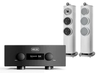 Zestawy stereo - Hegel H600 (czarny) + 804 D4 (biały) - miniaturka - grafika 1