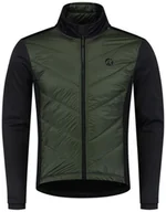 Kurtki męskie - Męska Kurtka Rowerowa Rogelli Wadded 2.0 | Green/Black - Rozmiar L - miniaturka - grafika 1