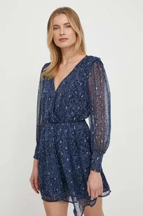 Pepe Jeans sukienka Camille kolor granatowy mini rozkloszowana PL953521 - Sukienki - miniaturka - grafika 1