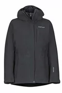 Płaszcze damskie - Marmot Damska kurtka przeciwdeszczowa 35810 Wm's minimalistyczny komponent, hardshell, płaszcz przeciwdeszczowy, wiatroszczelna, wodoodporna, oddychająca Czarny S - miniaturka - grafika 1