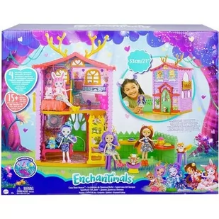 Mattel Lalka Enchantimals Domek Jelonków HFC41 - Domki dla lalek - miniaturka - grafika 1