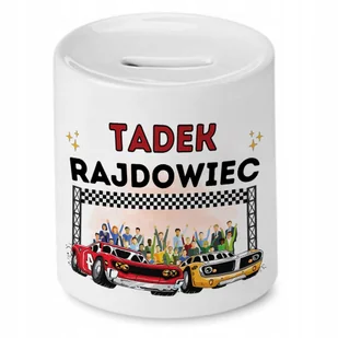 Skarbonka 330 ml Dla Tadka Syna Dziecka Prezent z Nadrukiem ze Zdjęciem + Opakowanie na prezent (wzór 04) - Skarbonki - miniaturka - grafika 1