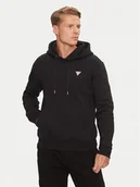 Bluzy męskie - Guess Jeans Bluza M4YQ22 K9V31 Czarny Regular Fit - miniaturka - grafika 1