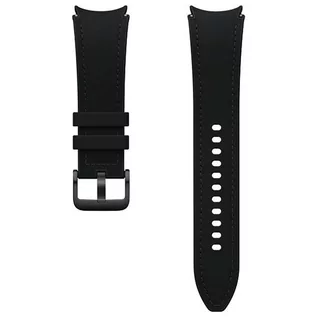 Paski - Pasek Hybrid Eco-Leather Band Samsung ET-SHR96LBEGEU do Watch6 20mm M/L czarny/black - grafika 1